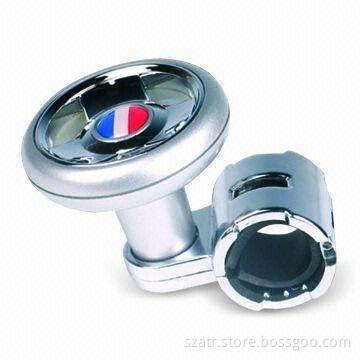 Steering Wheel Spinner Knob, Made of Aluminum or Plastic
